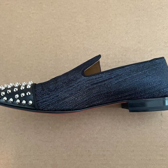 Christian Louboutin Men's Spooky Flat Calf Loafers 45 - Picture 4 of 14